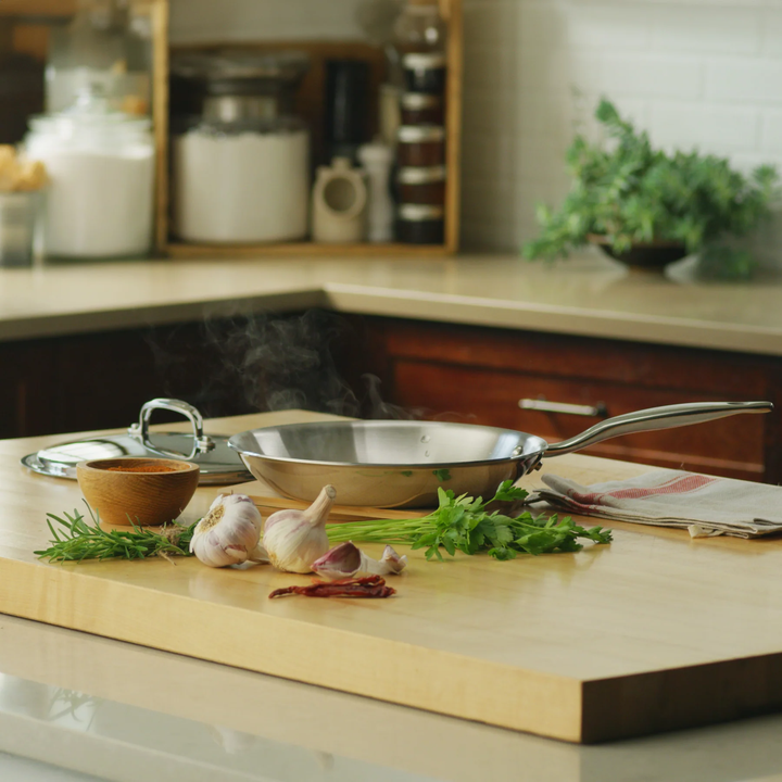 Heritage Steel  | 10.5" Fry Pan with Lid