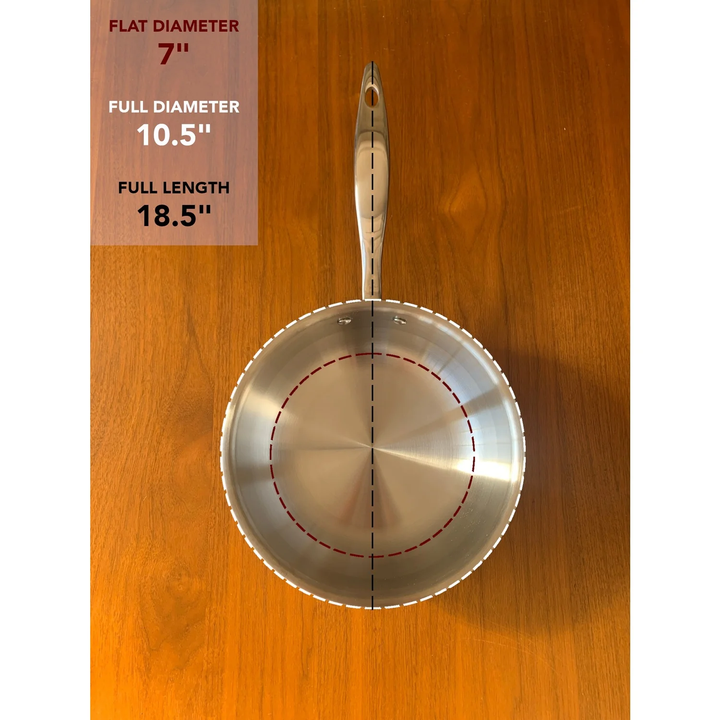 Heritage Steel  | 10.5" Fry Pan with Lid