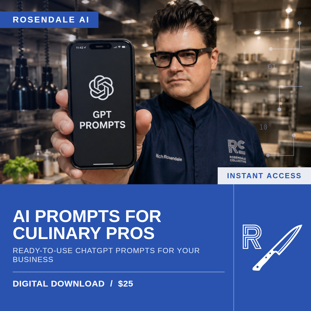 General Business AI Prompts Collection for Culinary Professionals