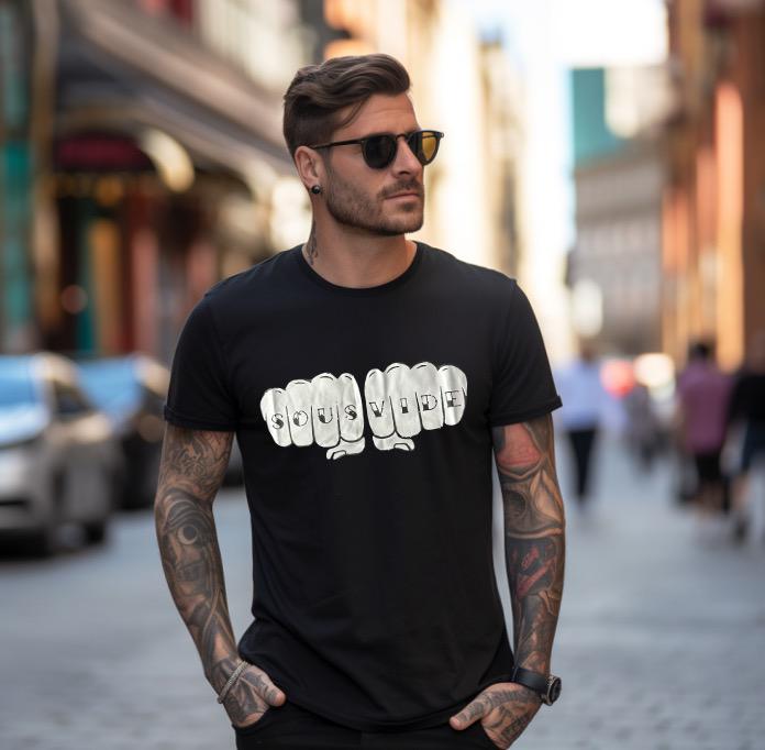 🖤 Sous Vide Graphic Tee – Black Edition (Free Shipping Fee)