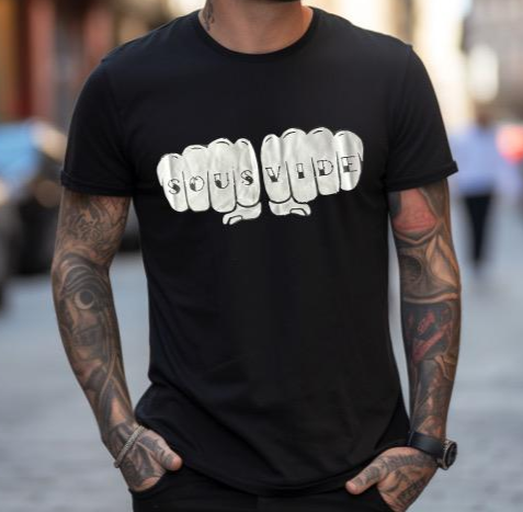 🖤 Sous Vide Graphic Tee – Black Edition (Free Shipping Fee)