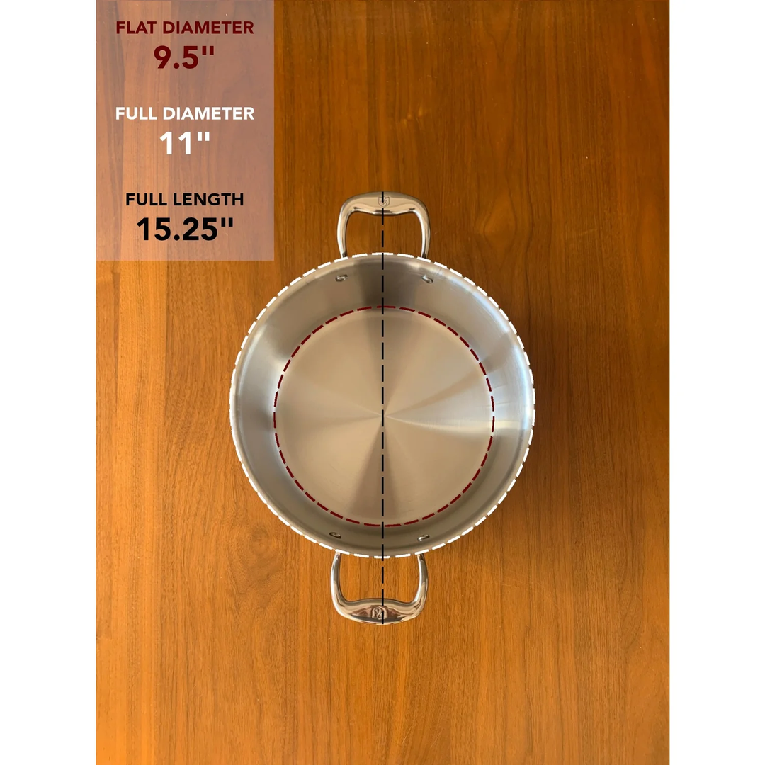 Heritage Steel  | 8 Quart Stock Pot with Lid