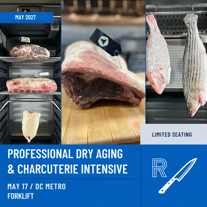 Professional Dry Aging & Charcuterie Intensive with Chef Rich Rosendale, May 17th, 2027 | Forklift