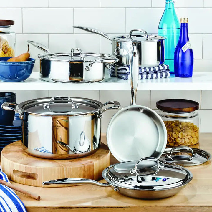 Fine Cookware Shop the Finest Heritage Steel 10-Piece Cookware Set | Limited Stocks ...