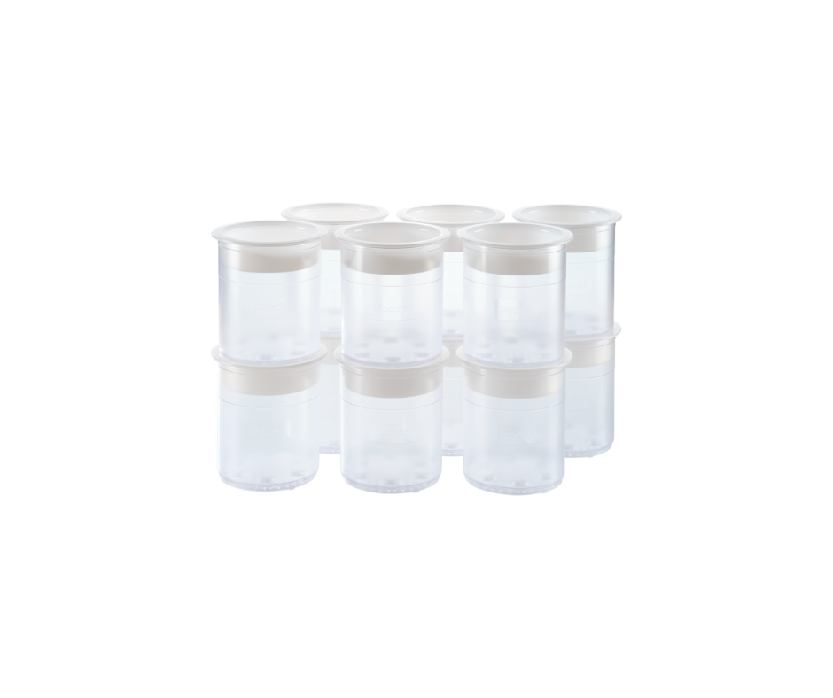 Synthetic Pacotizing® Beakers with Lids – Pacojet Food Processing Parts Pack of 12