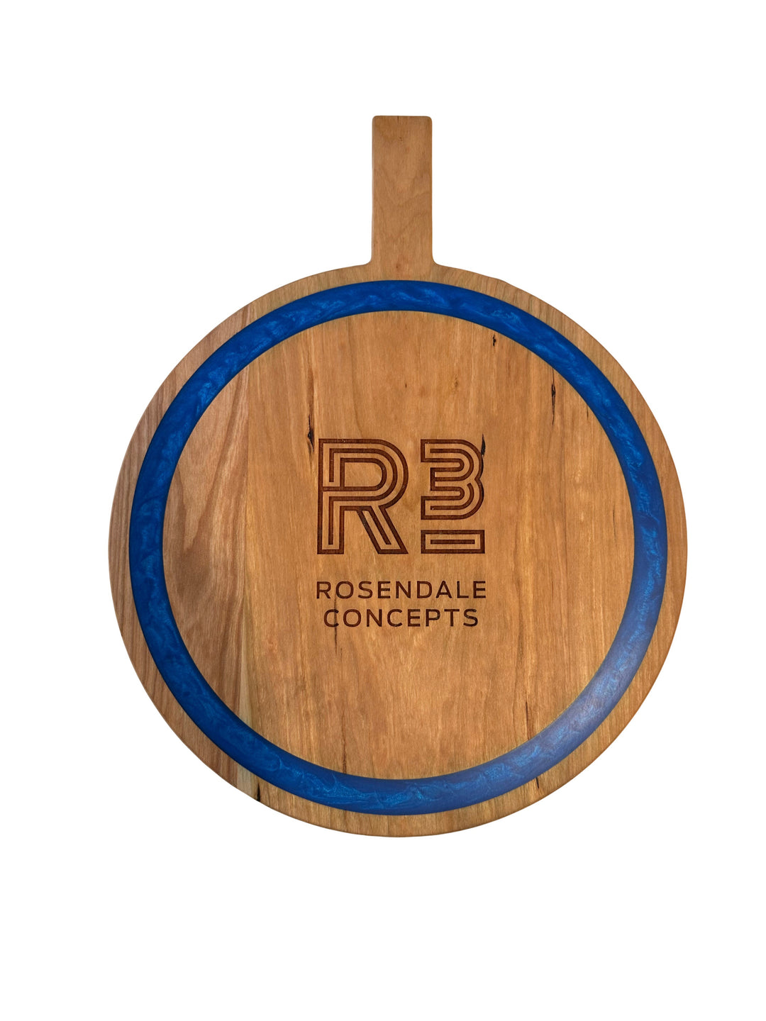 R3 Serving Boards - Cherry Wood with Blue Epoxy