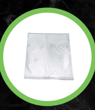 Transparent, Stand-up, Vacuum, Pouches, 5.5in x 8in , Pack of 500