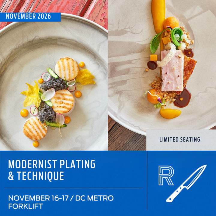 Modernist Plating & Technique, November 16th–17th, 2026 | Forklift Virginia