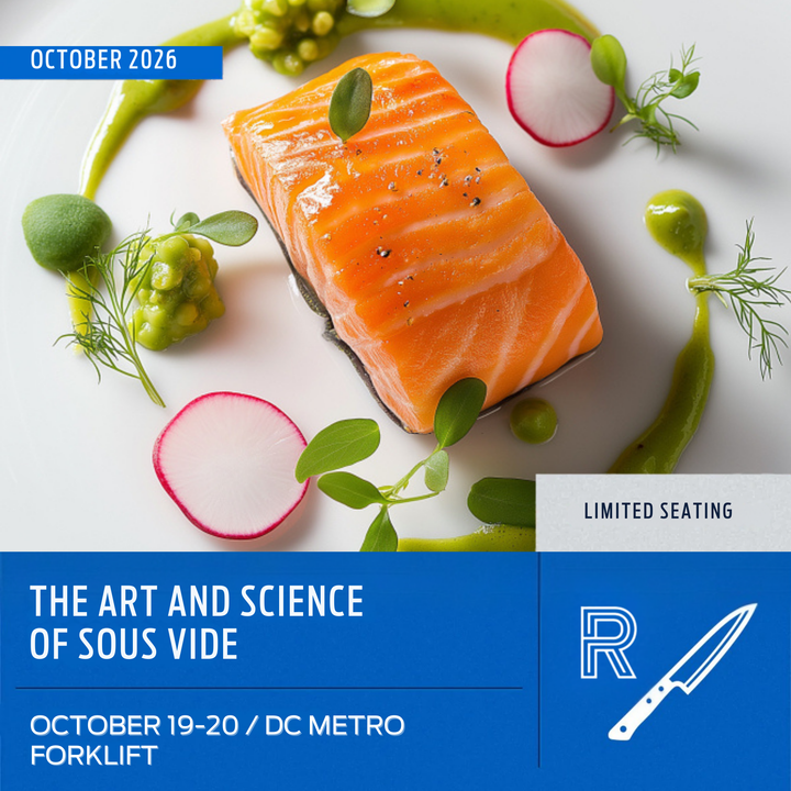 Sous-Vide Two-Day Workshop, October 19th–20th, 2026 | Forklift Virginia