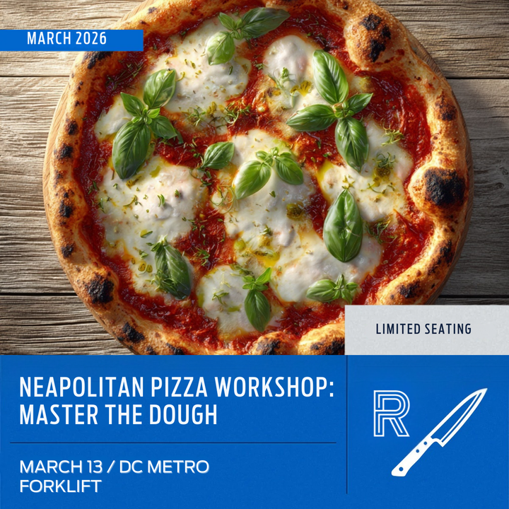 Neapolitan Pizza Workshop: Master the Dough – March 13th, 2026 | Forklift Virginia