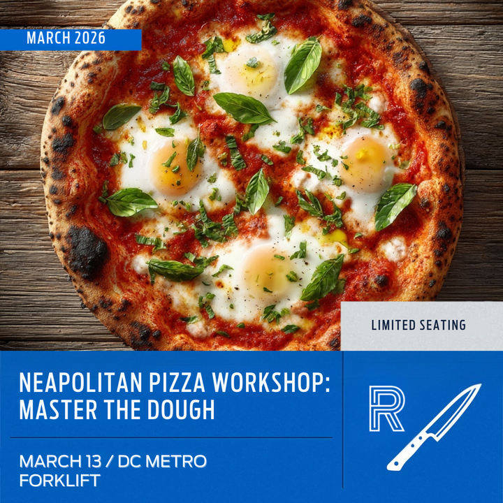 Neapolitan Pizza Workshop: Master the Dough – March 13th, 2026 | Forklift Virginia
