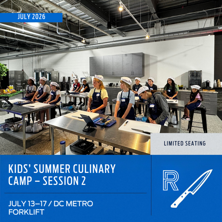 Kids’ Summer Culinary Camp – Session 2: July 13–17, 2026 | Forklift Virginia