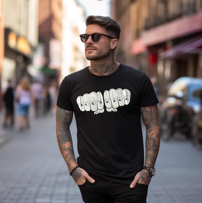 🖤 Sous Vide Graphic Tee – Black Edition (Free Shipping Fee)