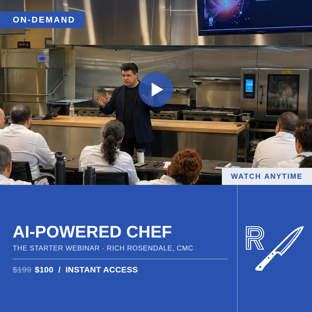 AI-Powered Chef: The Starter Webinar