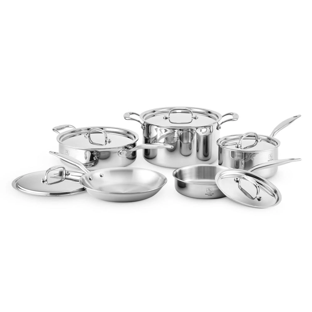 Premium Heritage Steel 10-Piece Cookware Set | Limited Stocks Available