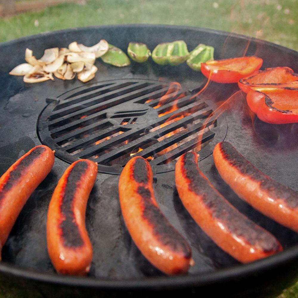 WEBER STYLE GRILL GRATE AND GRIDDLE PLANCHA