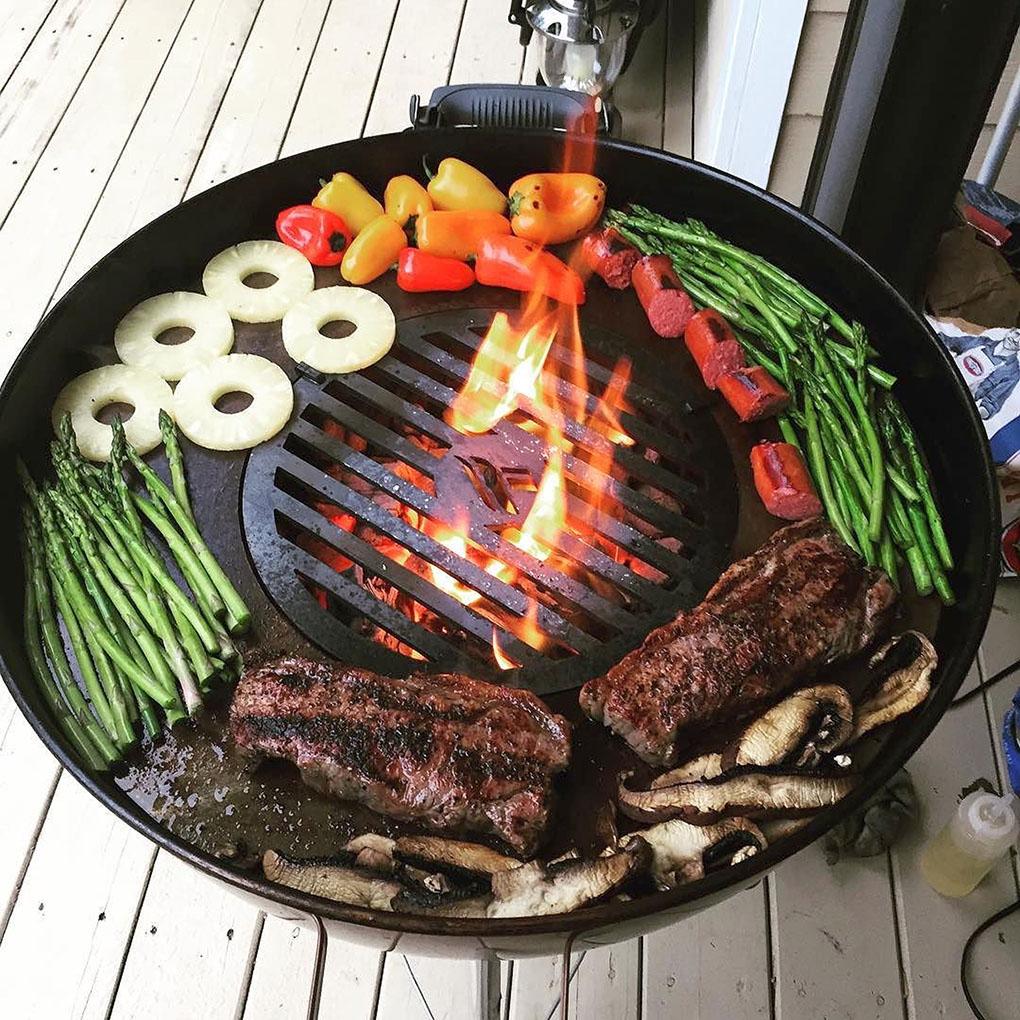 WEBER STYLE GRILL GRATE AND GRIDDLE PLANCHA Rosendale Collective Shop